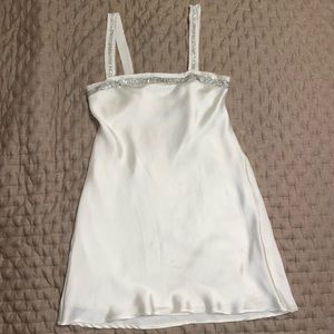 Sparkle Strap Mini Slip Dress